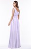 ColsBM Adeline Light Purple Gorgeous A-line One Shoulder Zip up Floor Length Pleated Bridesmaid Dresses