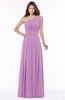 ColsBM Adeline Orchid Gorgeous A-line One Shoulder Zip up Floor Length Pleated Bridesmaid Dresses