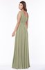 ColsBM Adeline Sponge Gorgeous A-line One Shoulder Zip up Floor Length Pleated Bridesmaid Dresses
