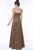 ColsBM Alyson Bronze Brown Gothic A-line Strapless Sleeveless Flower Bridesmaid Dresses