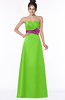 ColsBM Alyson Classic Green Gothic A-line Strapless Sleeveless Flower Bridesmaid Dresses