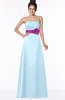 ColsBM Alyson Ice Blue Gothic A-line Strapless Sleeveless Flower Bridesmaid Dresses