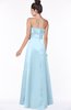 ColsBM Alyson Ice Blue Gothic A-line Strapless Sleeveless Flower Bridesmaid Dresses