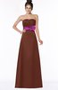 ColsBM Alyson Ketchup Gothic A-line Strapless Sleeveless Flower Bridesmaid Dresses