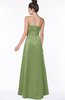 ColsBM Alyson Moss Green Gothic A-line Strapless Sleeveless Flower Bridesmaid Dresses