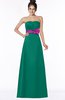 ColsBM Alyson Pepper Green Gothic A-line Strapless Sleeveless Flower Bridesmaid Dresses