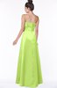 ColsBM Alyson Sharp Green Gothic A-line Strapless Sleeveless Flower Bridesmaid Dresses