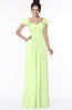 ColsBM Siena Butterfly Modern A-line Wide Square Short Sleeve Zip up Pleated Bridesmaid Dresses