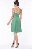 ColsBM Janiya Beryl Green Traditional A-line Sleeveless Half Backless Knee Length Bridesmaid Dresses