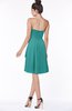 ColsBM Janiya Emerald Green Traditional A-line Sleeveless Half Backless Knee Length Bridesmaid Dresses
