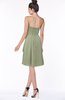 ColsBM Janiya Moss Green Traditional A-line Sleeveless Half Backless Knee Length Bridesmaid Dresses