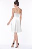 ColsBM Janiya White Traditional A-line Sleeveless Half Backless Knee Length Bridesmaid Dresses