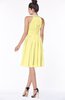 ColsBM Liana Pastel Yellow Cute A-line Jewel Chiffon Pleated Bridesmaid Dresses