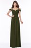 ColsBM Kate Beech Luxury V-neck Short Sleeve Zip up Chiffon Bridesmaid Dresses