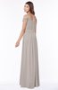 ColsBM Kate Mushroom Luxury V-neck Short Sleeve Zip up Chiffon Bridesmaid Dresses