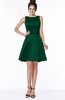 ColsBM Laney Alpine Green Luxury A-line Scoop Sleeveless Satin Bow Bridesmaid Dresses