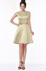 ColsBM Laney Champagne Luxury A-line Scoop Sleeveless Satin Bow Bridesmaid Dresses