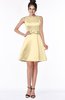 ColsBM Laney Cornhusk Luxury A-line Scoop Sleeveless Satin Bow Bridesmaid Dresses