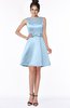 ColsBM Laney Dream Blue Luxury A-line Scoop Sleeveless Satin Bow Bridesmaid Dresses