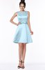 ColsBM Laney Ice Blue Luxury A-line Scoop Sleeveless Satin Bow Bridesmaid Dresses