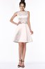 ColsBM Laney Rosewater Pink Luxury A-line Scoop Sleeveless Satin Bow Bridesmaid Dresses