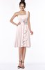ColsBM Phoebe Angel Wing Glamorous Bateau Sleeveless Zip up Chiffon Knee Length Bridesmaid Dresses