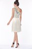 ColsBM Lacy Off White Hippie A-line Sleeveless Half Backless Chiffon Bridesmaid Dresses