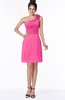 ColsBM Lacy Rose Pink Hippie A-line Sleeveless Half Backless Chiffon Bridesmaid Dresses
