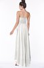 ColsBM Heather Cloud White Modern Sleeveless Zip up Chiffon Hi-Lo Bridesmaid Dresses