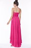 ColsBM Heather Fandango Pink Modern Sleeveless Zip up Chiffon Hi-Lo Bridesmaid Dresses