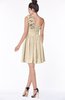 ColsBM Clara Novelle Peach Gorgeous One Shoulder Sleeveless Chiffon Flower Bridesmaid Dresses