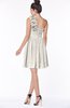 ColsBM Clara Off White Gorgeous One Shoulder Sleeveless Chiffon Flower Bridesmaid Dresses