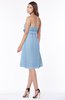 ColsBM Mckenna Sky Blue Modest Bateau Sleeveless Half Backless Knee Length Appliques Bridesmaid Dresses