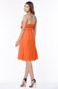 ColsBM Mckenna Tangerine Modest Bateau Sleeveless Half Backless Knee Length Appliques Bridesmaid Dresses