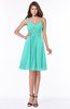 ColsBM Angeline Blue Turquoise Gorgeous A-line Half Backless Chiffon Beaded Bridesmaid Dresses