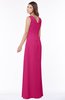 ColsBM Tracy Beetroot Purple Modest A-line Sleeveless Zip up Chiffon Pick up Bridesmaid Dresses