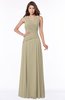 ColsBM Tracy Candied Ginger Modest A-line Sleeveless Zip up Chiffon Pick up Bridesmaid Dresses