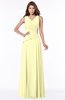 ColsBM Tracy Wax Yellow Modest A-line Sleeveless Zip up Chiffon Pick up Bridesmaid Dresses