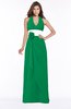 ColsBM Paulina Green Glamorous A-line Halter Chiffon Flower Bridesmaid Dresses