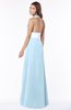 ColsBM Paulina Ice Blue Glamorous A-line Halter Chiffon Flower Bridesmaid Dresses