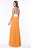 ColsBM Paulina Orange Glamorous A-line Halter Chiffon Flower Bridesmaid Dresses