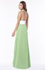 ColsBM Paulina Sage Green Glamorous A-line Halter Chiffon Flower Bridesmaid Dresses