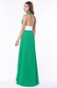 ColsBM Paulina Sea Green Glamorous A-line Halter Chiffon Flower Bridesmaid Dresses