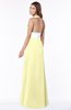 ColsBM Paulina Wax Yellow Glamorous A-line Halter Chiffon Flower Bridesmaid Dresses