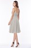 ColsBM Lilia Ashes Of Roses Gorgeous A-line Zip up Chiffon Knee Length Pick up Bridesmaid Dresses
