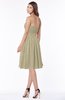 ColsBM Lilia Candied Ginger Gorgeous A-line Zip up Chiffon Knee Length Pick up Bridesmaid Dresses