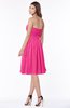 ColsBM Lilia Fandango Pink Gorgeous A-line Zip up Chiffon Knee Length Pick up Bridesmaid Dresses