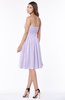 ColsBM Lilia Light Purple Gorgeous A-line Zip up Chiffon Knee Length Pick up Bridesmaid Dresses