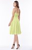 ColsBM Lilia Lime Sherbet Gorgeous A-line Zip up Chiffon Knee Length Pick up Bridesmaid Dresses
