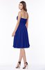 ColsBM Lilia Nautical Blue Gorgeous A-line Zip up Chiffon Knee Length Pick up Bridesmaid Dresses